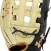 12.75 Inch Under Armour Genuine Pro 2.0 Cream/Black/Caramel Adult Outfield Baseball Glove UAFGGP2-1275H -baseball Sales 12 75 inch under armour genuine pro 2 0 cream black caramel adult outfield baseball glove uafggp2 1275h 5