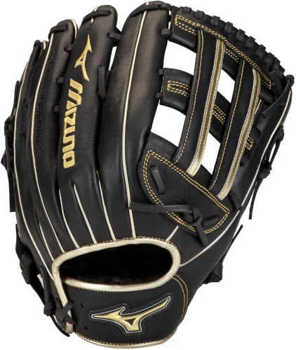 13 Inch Mizuno MVP Prime SE GMVP1300PSES8-Black/Gold Adult Slowpitch Softball Glove 3 13 Inch Mizuno MVP Prime SE GMVP1300PSES8-Black/Gold Adult Slowpitch Softball Glove