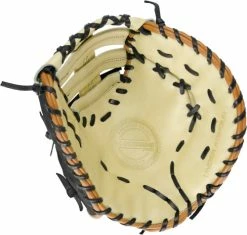 13 Inch Under Armour Genuine Pro 2.0 Cream/Black/Caramel Adult Firstbase Baseball Mitt UAFGGP2-FB -baseball Sales 13 inch under armour genuine pro 2 0 cream black caramel adult firstbase baseball mitt uafggp2 fb 14