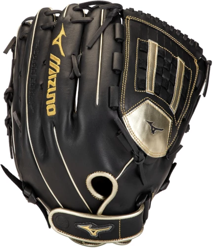 14 Inch Mizuno MVP Prime SE GMVP1400PSES8-Black/Gold Adult Slowpitch Softball Glove 3 14 Inch Mizuno MVP Prime SE GMVP1400PSES8-Black/Gold Adult Slowpitch Softball Glove