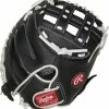 32.5 Inch Rawlings Shut Out RSOCM325BW Womens Fastpitch Softball Catcher Mitt