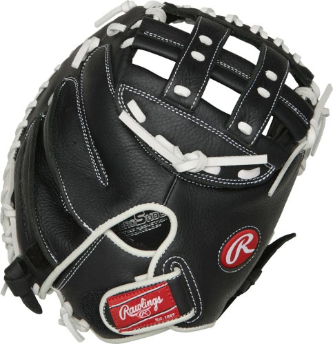 32.5 Inch Rawlings Shut Out RSOCM325BW Womens Fastpitch Softball Catcher Mitt 3 32.5 Inch Rawlings Shut Out RSOCM325BW Womens Fastpitch Softball Catcher Mitt