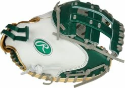 33 Inch Rawlings Liberty Advanced Color Series RLACM33FPDG Women's White/DarkGreen/Gold Fastpitch Softball Catcher Mitt -baseball Sales 33 inch rawlings liberty advanced color series rlacm33fpdg women s white darkgreen gold fastpitch softball catcher mitt 17
