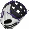33 Inch Rawlings Liberty Advanced Color Series RLACM33FPPU Women's White/Purple/Black Fastpitch Softball Catcher Mitt -baseball Sales 33 inch rawlings liberty advanced color series rlacm33fppu women s white purple black fastpitch softball catcher mitt 10