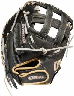 33 Inch Wilson A1000 Women's Fastpitch Softball Catcher Mitt WBW10018633