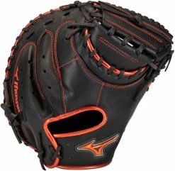 34 Inch Mizuno MVP Prime SE GXC50PSE8-Black/Red Adult Baseball Catcher Mitt