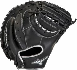 34 Inch Mizuno MVP Prime SE GXC50PSE8-Black/Silver Adult Baseball Catcher Mitt