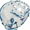 34 Inch Mizuno MVP Prime SE GXS50PSE7 White/Royal Women's Fastpitch Softball Catcher Mitt 312645 -baseball Sales 34 inch mizuno mvp prime se gxs50pse7 white royal women s fastpitch softball catcher mitt 312645 10
