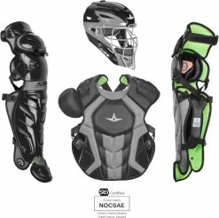 All-Star System 7 Axis CKCCPRO1X Adult Baseball Professional Level Catcher's Gear Set