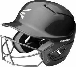 Easton Alpha A168527 Medium/Large Solid Batting Helmet W/ Baseball/Softball Facemask