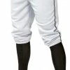 Easton Apparel Pro + Knicker A167105 Adult Short Baseball Pant With Piping