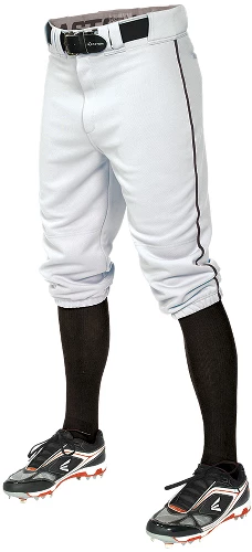 Easton Apparel Pro + Knicker A167106 Youth Short Baseball Pant With Piping