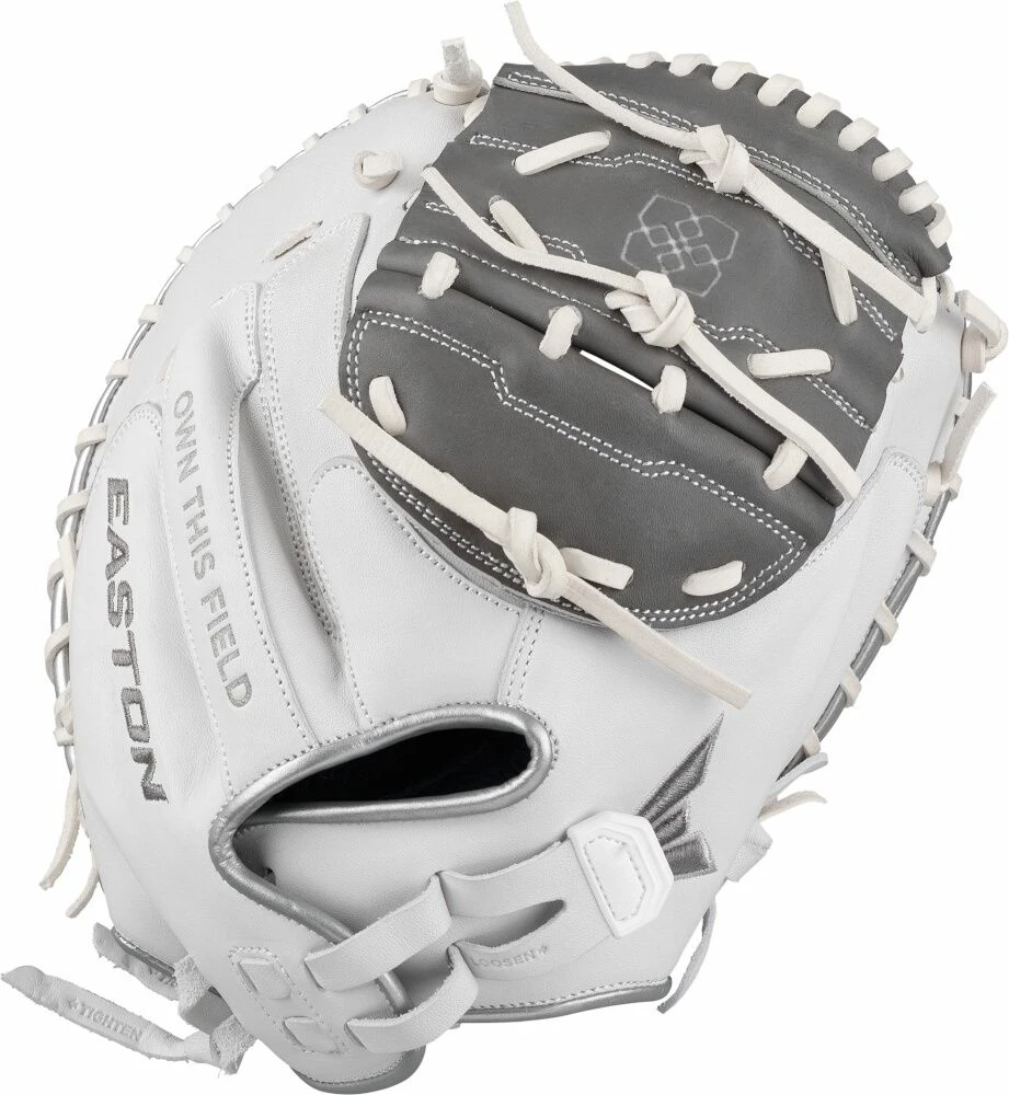 34 Inch Easton Professional Collection Signature Series Jen Schroeder's Fastpitch Softball Catcher Mitt RUDI-2020 3 34 Inch Easton Professional Collection Signature Series Jen Schroeder's Fastpitch Softball Catcher Mitt RUDI-2020