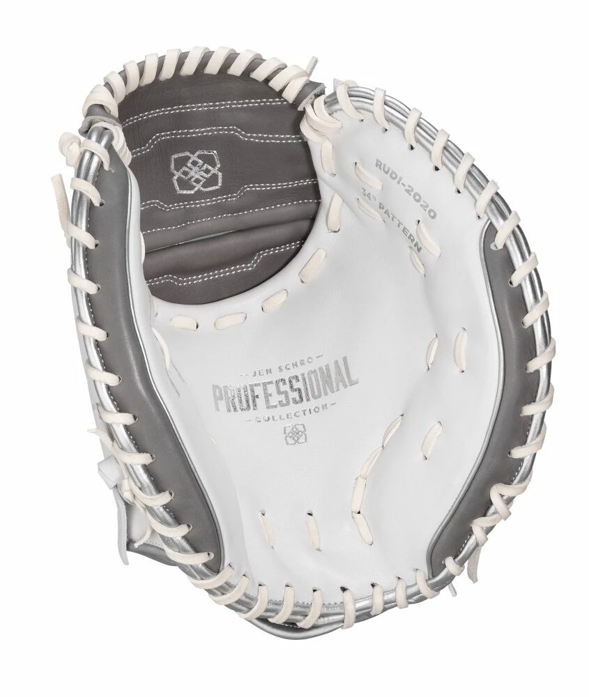 34 Inch Easton Professional Collection Signature Series Jen Schroeder's Fastpitch Softball Catcher Mitt RUDI-2020 4 34 Inch Easton Professional Collection Signature Series Jen Schroeder's Fastpitch Softball Catcher Mitt RUDI-2020 - Image 2