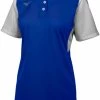 Mizuno Aerolite 350716 Girl's 2-Button Fastpitch Softball Jersey