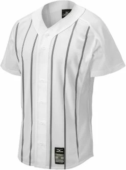 Mizuno Pro Apparel 350523 Adult Shortsleeve Pinstripe Baseball Jersey