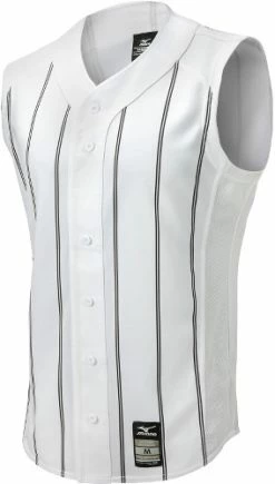 Mizuno Pro Apparel 350524 Adult Sleeveless Pinstripe Baseball Jersey