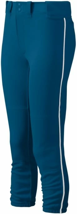 Mizuno Select Girl's Fastpitch Softball Belted Piped Pants 350963 -baseball Sales mizuno select girls fastpitch softball belted piped pants 350963 25
