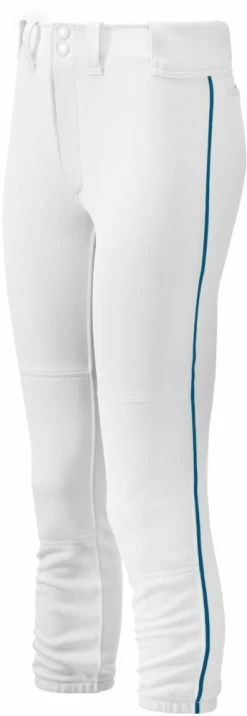 Mizuno Select Girl's Fastpitch Softball Belted Piped Pants 350963 -baseball Sales mizuno select girls fastpitch softball belted piped pants 350963 27