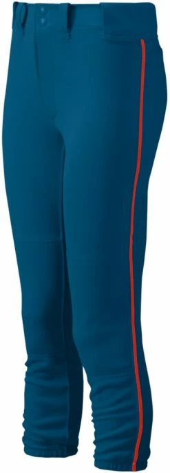 Mizuno Select Girl's Fastpitch Softball Belted Piped Pants 350963 -baseball Sales mizuno select girls fastpitch softball belted piped pants 350963 29