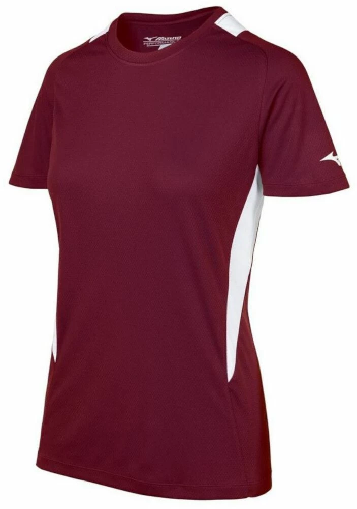 Mizuno Women's Crew Neck Short Sleeve Jersey 350964 5 Mizuno Women's Crew Neck Short Sleeve Jersey 350964 - Image 3