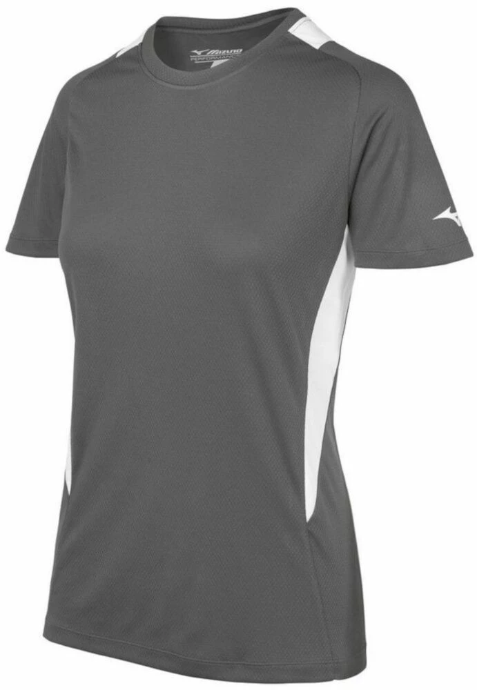 Mizuno Women's Crew Neck Short Sleeve Jersey 350964 6 Mizuno Women's Crew Neck Short Sleeve Jersey 350964 - Image 4