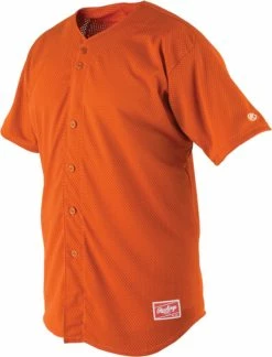 Rawlings Apparel Adult Pin-Dot Mesh Full Button Jersey RBJ167 -baseball Sales rawlings apparel adult pin dot mesh full button jersey rbj167 27
