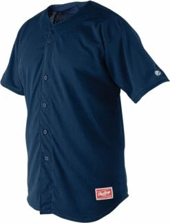 Rawlings Apparel Adult Pin-Dot Mesh Full Button Jersey RBJ167 -baseball Sales rawlings apparel adult pin dot mesh full button jersey rbj167 39