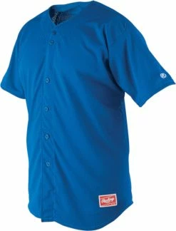 Rawlings Apparel Adult Pin-Dot Mesh Full Button Jersey RBJ167 -baseball Sales rawlings apparel adult pin dot mesh full button jersey rbj167 42