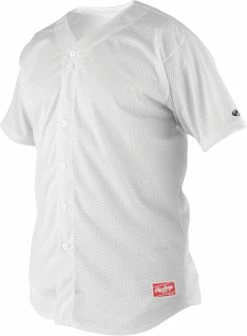 Rawlings Apparel Adult Pin-Dot Mesh Full Button Jersey RBJ167 -baseball Sales rawlings apparel adult pin dot mesh full button jersey rbj167 51