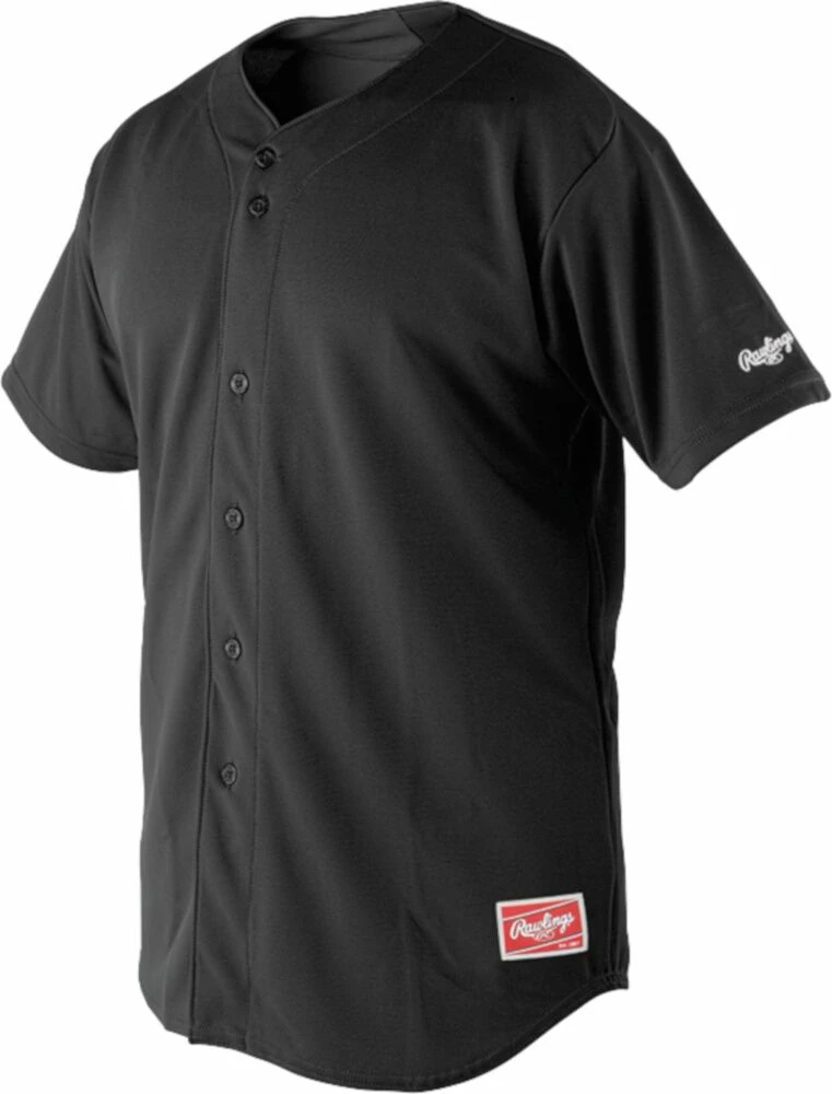 Rawlings Apparel Adult Plated Full Button Jersey RBJ150 3 Rawlings Apparel Adult Plated Full Button Jersey RBJ150