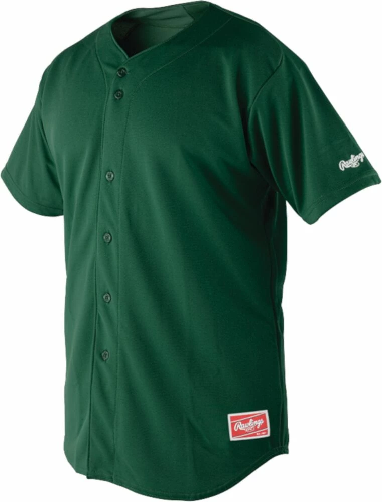 Rawlings Apparel Adult Plated Full Button Jersey RBJ150 4 Rawlings Apparel Adult Plated Full Button Jersey RBJ150 - Image 2