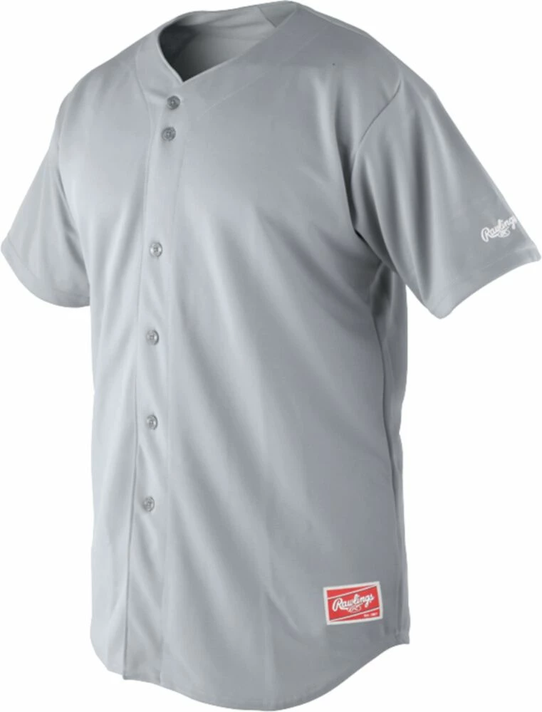 Rawlings Apparel Adult Plated Full Button Jersey RBJ150 5 Rawlings Apparel Adult Plated Full Button Jersey RBJ150 - Image 3