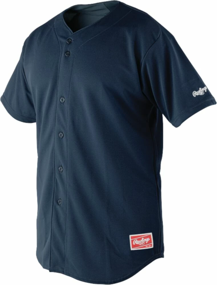 Rawlings Apparel Adult Plated Full Button Jersey RBJ150 6 Rawlings Apparel Adult Plated Full Button Jersey RBJ150 - Image 4