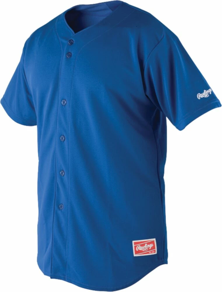 Rawlings Apparel Adult Plated Full Button Jersey RBJ150 7 Rawlings Apparel Adult Plated Full Button Jersey RBJ150 - Image 5