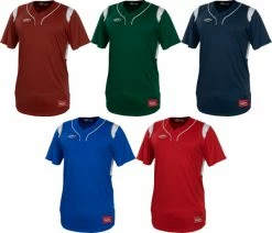 Rawlings Apparel HBJ Adult Hidden Button Placket Jersey -baseball Sales rawlings apparel hbj adult hidden button placket jersey 9