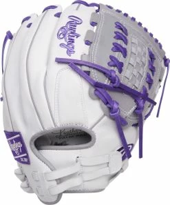 12.5 Inch Rawlings Liberty Advanced Color Series 4.0 Women's Fastpitch Softball Glove RLA125-18WPG