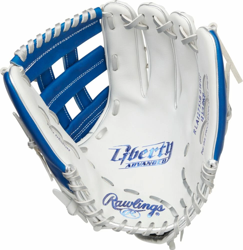 12.75 Inch Rawlings Liberty Advanced Color Series 4.0 Women's Fastpitch Softball Outfield Glove RLA1275SB-6WRP 4 12.75 Inch Rawlings Liberty Advanced Color Series 4.0 Women's Fastpitch Softball Outfield Glove RLA1275SB-6WRP - Image 2
