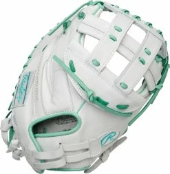 34 Inch Rawlings Liberty Advanced Color Series 4.0 Women's Fastpitch Softball Catcher's Mitt RLACM34FPWM