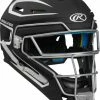 Rawlings Mach CHMCHJ Youth Two Tone Matte Style Catchers Helmet