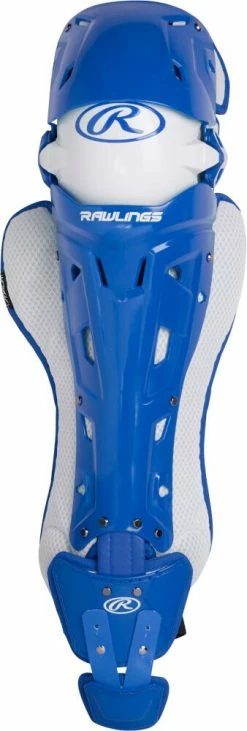 Rawlings MACH Intermediate 16 Inch Catcher's Leg Guards MCHLGI -baseball Sales rawlings mach intermediate 16 inch catchers leag guards mchlgi 24