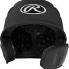 Rawlings R16 Reversible EXT Junior Matte Baseball Batting Helmet W/ Reversible Face Guard R6R07J