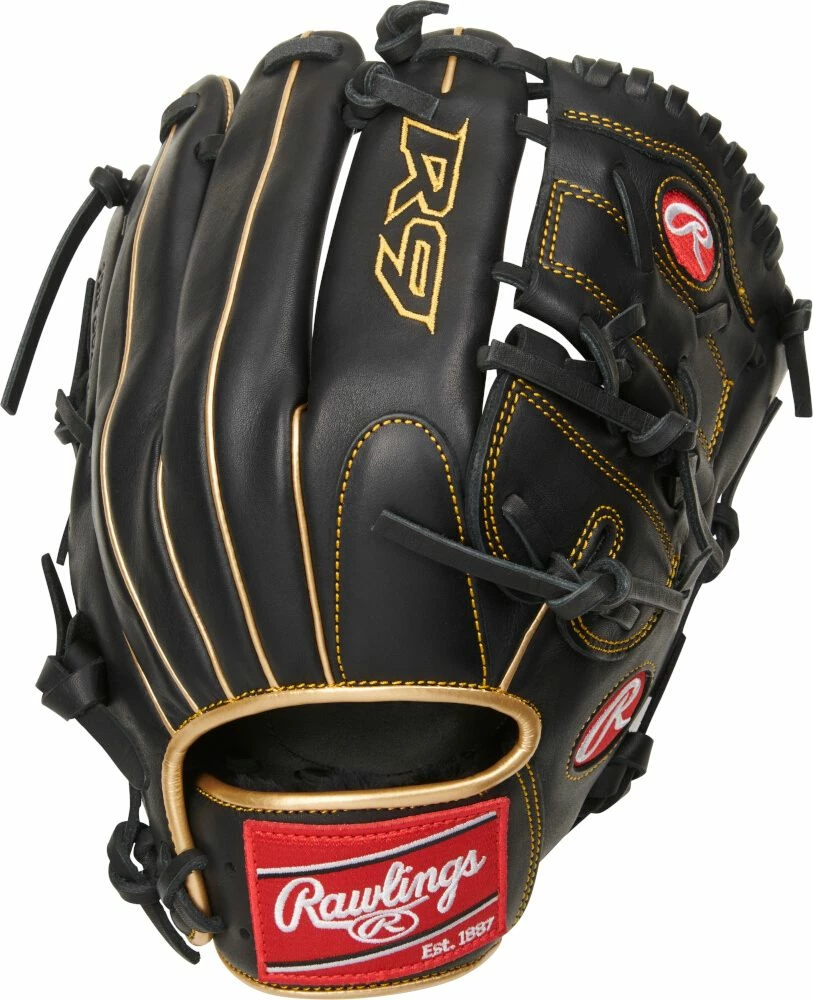 12 Inch Rawlings R9 Adult Baseball Glove R9206-9BG 3 12 Inch Rawlings R9 Adult Baseball Glove R9206-9BG