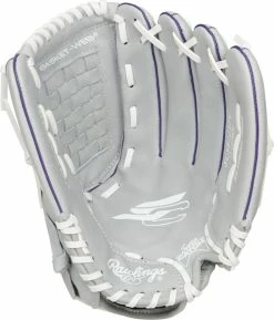12.5 Inch Rawlings Sure Catch Girl's Fastpitch Softball Glove SCSB125PU -baseball Sales rawlings sure catch 125 inch girls fastpitch softball glove scsb125pu 10