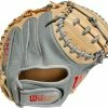 33 Inch Wilson A2000 Pedroia Fit SuperSkin Catcher's Baseball Mitt WBW10098433