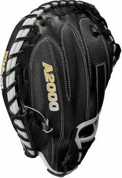 33.5 Inch Wilson A2000 Spin Control SuperSkin Adult Catcher Baseball Mitt WBW100995335 -baseball Sales wilson a2000 spin control superskin adult 335 inch catchers baseball mitt wbw100995335 13