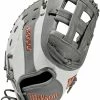 12.5 Inch Wilson A2000 SuperSkin Women's Fastpitch Softball Firstbase Mitt WBW100219125 -baseball Sales wilson a2000 superskin 125 inch womens fastpitch softball firstbase mitt wbw100813125 11