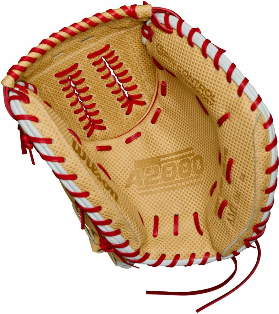 34 Inch Wilson A2000 SuperSkin Aubree Monroe Game Model Women's Fastpitch Softball Catcher Mitt WBW10024434 4 34 Inch Wilson A2000 SuperSkin Aubree Monroe Game Model Women's Fastpitch Softball Catcher Mitt WBW10024434 - Image 2