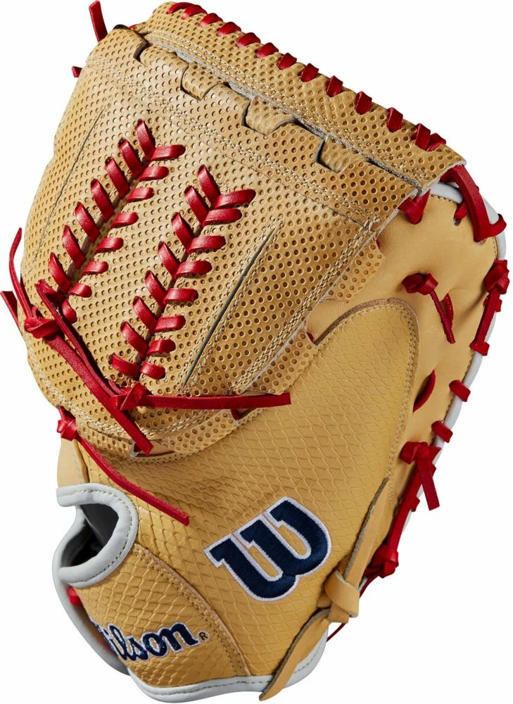34 Inch Wilson A2000 SuperSkin Aubree Monroe Game Model Women's Fastpitch Softball Catcher Mitt WBW10024434 5 34 Inch Wilson A2000 SuperSkin Aubree Monroe Game Model Women's Fastpitch Softball Catcher Mitt WBW10024434 - Image 3