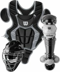 Wilson C200 Youth Baseball Catcher's Gear Kit WB57116